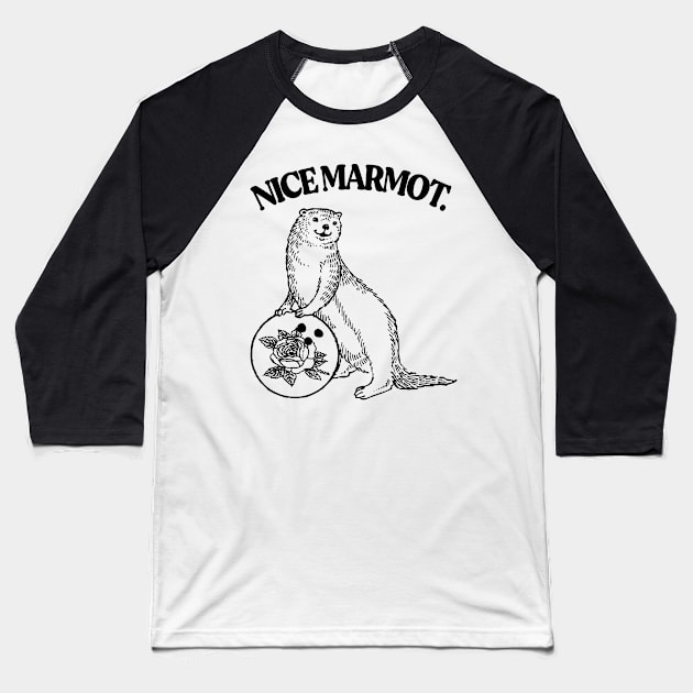 Nice Marmot Baseball T-Shirt by Friend Gate